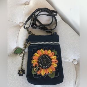 NWOT Chala mini sunflower bee crossbody bag